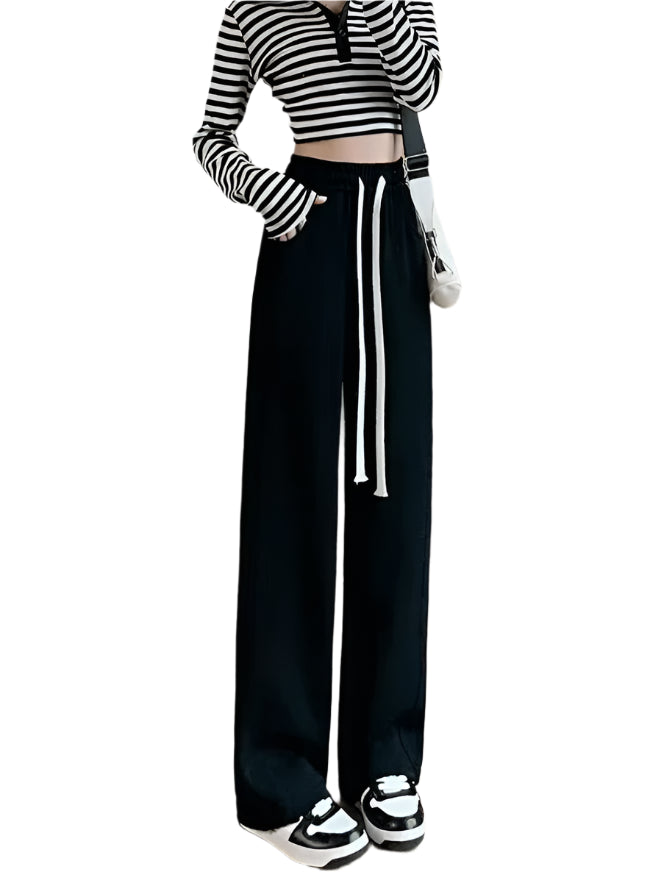 Wide Leg Velvet Pants