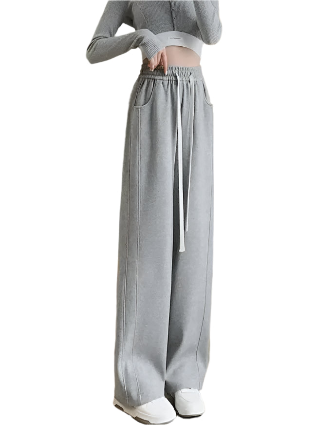 Wide Leg Velvet Pants