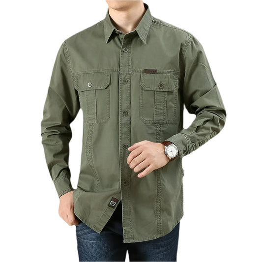 Cotton Cargo Shirt