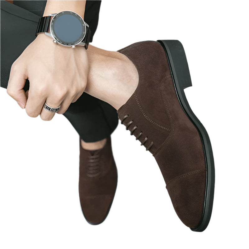 Suede Oxford Dress Shoes