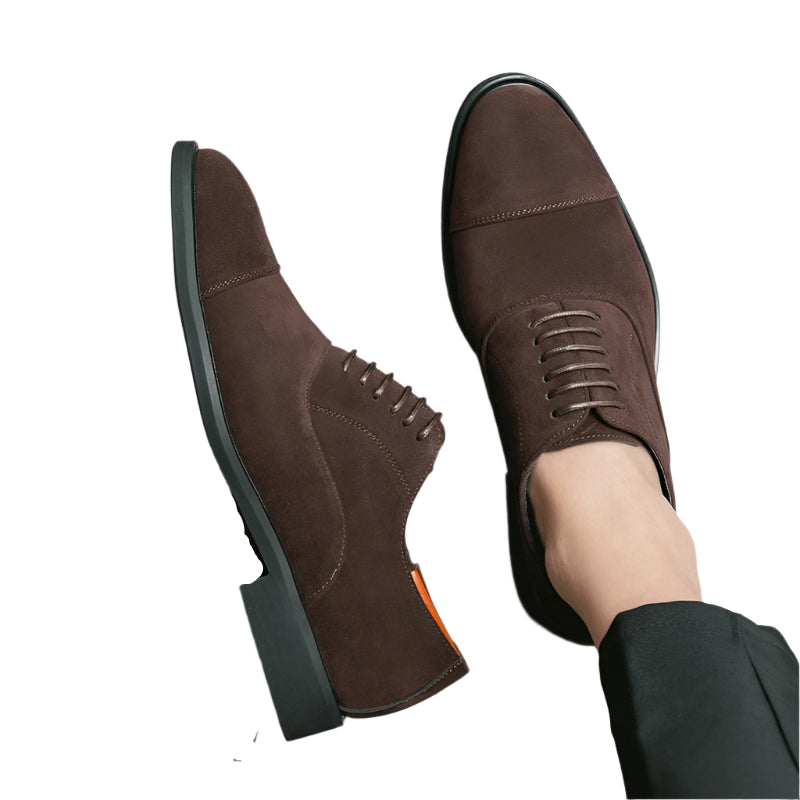 Suede Oxford Dress Shoes